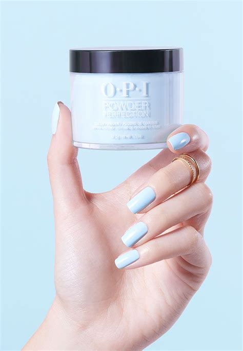 opi blue dip powder